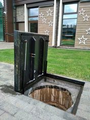 Люк под брусчатку Брус Ли AISI 304, Съемная дверца Люк под брусчатку Брус Ли AISI 304, Съемная дверца