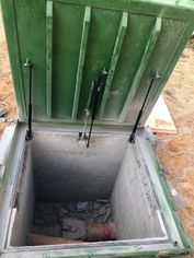 Люк под брусчатку Брус Ли Стальной, Съемная дверца Люк под брусчатку Брус Ли Стальной, Съемная дверца