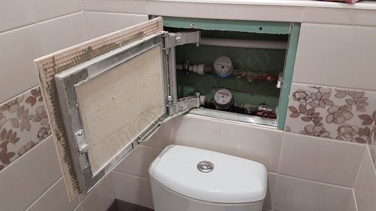 Люк под плитку Нажимной Секрет-Лайт 2 створки 1050*650 Люк под плитку Нажимной Секрет-Лайт 2 створки 1050*650