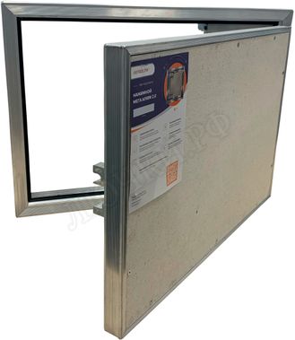 Люк под плитку Нажимной Мега Алюм 2.0, 2 створки 1100*1200 Люк под плитку Нажимной Мега Алюм 2.0, 2 створки 1100*1200