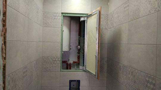 Люк под плитку Нажимной Секрет-Лайт 2 створки 1050*650 Люк под плитку Нажимной Секрет-Лайт 2 створки 1050*650