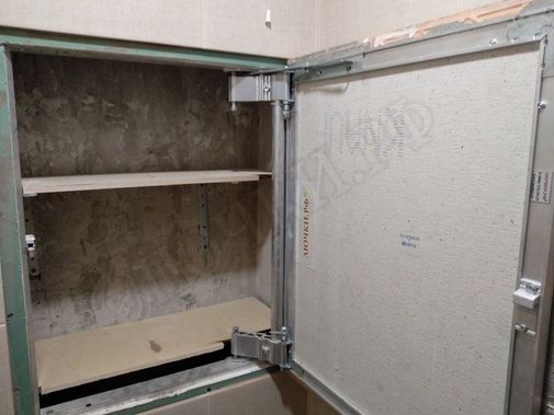 Люк под плитку Нажимной Секрет-Лайт 2 створки 1050*650 Люк под плитку Нажимной Секрет-Лайт 2 створки 1050*650