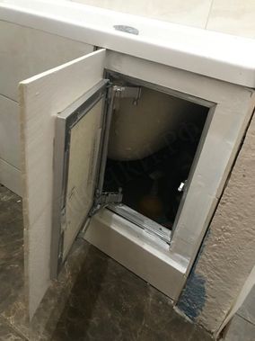 Люк под плитку Нажимной Секрет-Лайт 2 створки 1050*650 Люк под плитку Нажимной Секрет-Лайт 2 створки 1050*650