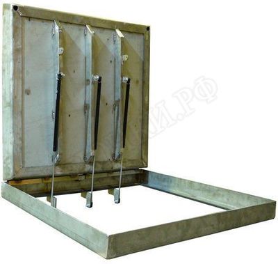 Напольный люк Брус Ли AISI 304, Съемная дверца 600*500 Напольный люк Брус Ли AISI 304, Съемная дверца 600*500
