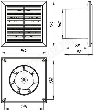 Вентилятор Awenta Classic Series, WC100 Вентилятор Awenta Classic Series, WC100