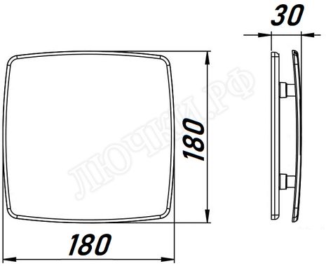 Вытяжной вентилятор Awenta System+, Turbo, 125, KWT125H, PNB125, Белый, пластик Вытяжной вентилятор Awenta System+, Turbo, 125, KWT125H, PNB125, Белый, пластик