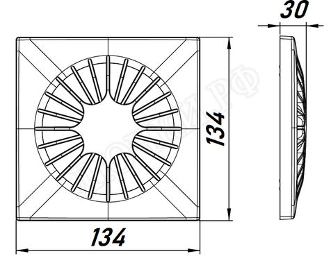 Вытяжной вентилятор Awenta System+, Silent, 100, KWS100M, POBI100, Белый, пластик Вытяжной вентилятор Awenta System+, Silent, 100, KWS100M, POBI100, Белый, пластик