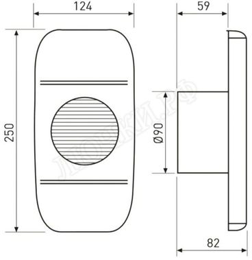 Вытяжной вентилятор EDM 80 L Вытяжной вентилятор EDM 80 L